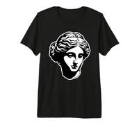 Afrodita Venus Diosa Griega Estatua Blackwork Camiseta Premium