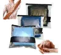 Afroscrub African Exfoliating Net Sponge, Afro Scrub African Net Sponge, Exfoliating Washcloth for Daily Use, Long Lasting African Bath Net, Durable and Soft, Quick Drying (3PCS-B)