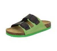 AFS-Schuhe 1100, mulas de cuero para niños, zapatillas para guardería y escuela primaria, Piedra de manzana, 35 EU