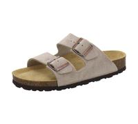 AFS-Schuhe 2100 - Sandalias para Mujer de Piel auténtica, Mulas cómodas con Plantilla, Zapatillas de Estar por casa, Hechas a Mano en Alemania, Color Cuarzo, Talla 42 EU