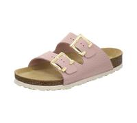 AFS-Schuhe 2110S Sandalias de mujer de piel auténtica, sandalias de verano con hebilla grande, hechas a mano en Alemania, Rosa, 38 EU