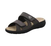 AFS-Schuhe 2808 - Pantalones cómodos para mujer de cuero, zapatos de trabajo prácticos con plantilla intercambiable, cómodas zapatillas de estar por casa, 42 EU