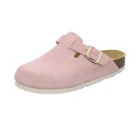 AFS-Schuhe 2900, cómodas zapatillas de mujer cerradas, zuecos para mujer de piel, fabricados en Alemania, Rosa, 40 EU