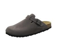 AFS-Schuhe 3900 Zuecos para hombre, cómodas zapatillas para hombre, pantuflas de piel, fabricadas en Alemania, Piedra nobuck, 40 EU