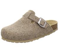 AFS-Schuhe Zapatillas de estar por casa para mujer, de fieltro, cómodas, cálidas y cálidas, fabricadas en Alemania, 26900, naturaleza, 42 EU