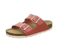 AFS Shoes 2100 - Sandalias para Mujer de Piel auténtica, Mulas cómodas con Plantilla, Zapatillas de Estar por casa, Hechas a Mano en Alemania, Color Coral, Talla 43 EU