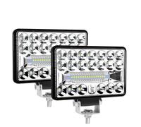 AFSDGDUBQY Kit de Luces LED de Repuesto Luz LED de 4'' 5'' 6'' 7 pulgadas | Bombilla para coche Trabajo campo a través inundación punto barra para el tractor 4x4 Atv 12V 24V