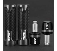 AFSDK Contrapesos Manillar Moto para K┐AWASAKI Z750 2003-2012 2011 2010 2009 2008 2007 2006 Motocicleta 7/8''22mm Empuñadura De Manillar Extremo Empuñaduras De Barra Z z 750 03-12(X)
