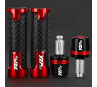 AFSDK Contrapesos Manillar Moto para Y┐AMAHA YZFR125 YZF R125 YZF-R125 2008-2023 2022 2021 2020 2019 18 Motocicleta 7/8 '' 22 mm Empuñadura Manillar Extremo Empuñaduras de Barra(Q)