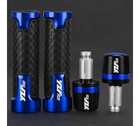 AFSDK Contrapesos Manillar Moto para Y┐AMAHA YZFR125 YZF R125 YZF-R125 2008-2023 2022 2021 2020 2019 18 Motocicleta 7/8 '' 22 mm Empuñadura Manillar Extremo Empuñaduras de Barra(T)