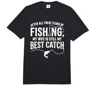 After All These Years of Fishing My Wife Is My Best Catch Comfort Colors Adult Heavyweight T-Shirt