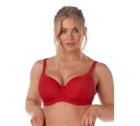 After Eden Sujetador de Encaje para Mujer Reciclado con Cobertura Completa, Rojo, 86-88 / 85F