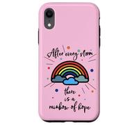 After Every Storm There Is A Rainbow of Hope Carcasa para iPhone XR