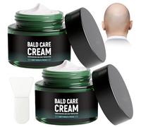 After Shave Bálsamo, Bálsamo para Después Del Afeitado Bald con Pincel, Cabeza Calva After Shave Hombre,Cabeza Calva Cuidado Para La Calvicie, Calma el Cuero Cabelludo y Lo Mantiene Sano (50 g)