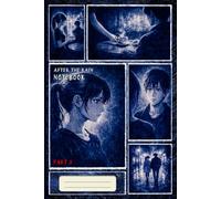 After the Rain Notebook Part 2: Aesthetic Manga Journal - 100 Squared Pages - Lo-fi Blue Mood | Carnet Esthétique Manga - 100 Pages Quadrillées - ... Notizbuch - 100 Karierte Seiten - Lo-Fi Stil