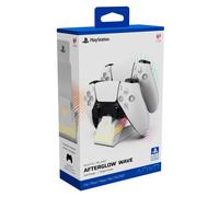 PDP PS5 Afterglow Wave Dual Charger White