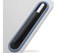Afterplug - Soporte para lápiz óptico USB-C para Apple Pencil 1ª y 2ª generación, Pro y lápiz fino, funda elástica resistente a desgarros, base de microfibra y adhesivo 3M