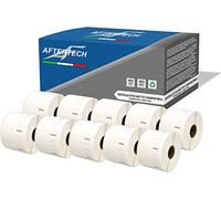Aftertech 10 x 11354 57 x 32 mm rollos de etiquetas adhesivas compatibles (1000 etiquetas/rollo = 10000 totales) para Dymo LabelWriter Seiko SLP etiquetadoras impresoras S0722540 10 x 11354