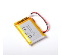 AFTERTECH 103450 2000 mAh 2 Ah 50 x 34 x 10 mm Celda polímero de Litio lipo 3,7 V 3,7 V Recargable con BMS y Conector JST PHR 02 M3S1