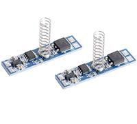 Aftertech® 2 interruptores de inmersión táctil de 12 V, 24 V, 8 A, para perfiles de aluminio y tiras LED con indicador LED azul con memoria