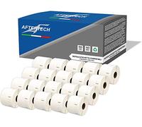 Aftertech 20 rollos de etiquetas adhesivas compatibles (1000 etiquetas/rollo = 20000 totales) para Dymo LabelWriter Seiko SLP etiquetadoras impresoras S0722540 20x11354