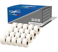 Aftertech 20 x 11355 19 x 51 mm Rollos de etiquetas adhesivas compatibles (500 etiquetas/rollo = 10000 totales) para Dymo LabelWriter Seiko SLP etiquetadoras impresoras S0722550 20 x 11355