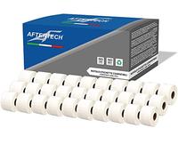 Aftertech 30 rollos de etiquetas adhesivas compatibles 11356 41 x 89 mm (300 etiquetas/rollo = 9000 totales) para Dymo LabelWriter Seiko SLP etiquetadoras impresoras S0722560 30 x 11356