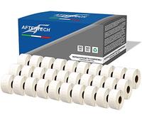 Aftertech 30x 11355 19x51mm Rollos de etiquetas adhesivas compatibles (500 etiquetas/rollo = 15000 totales) para Dymo LabelWriter Seiko SLP etiquetadoras impresoras S0722550 30x11355