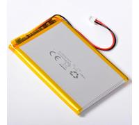 AFTERTECH 656090 5000 mAh 5 Ah 90 x 60 x 6,5 mm Celda polímero de Litio lipo 3,7 V 3,7 V Recargable con BMS y Conector JST PHR 02 M4Q1