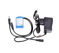 AFTERTECH Paquete de batería de 12 V, 1000 mAh, 1 Ah, recargable de litio, 60 x 33 x 15 mm, H1E3