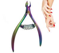 AFTREN Cortador de cutículas, mandíbula 3/4, pinzas para cutículas extremadamente afiladas, tijeras de resorte, cortaúñas de acero inoxidable, cortaúñas para pedicura, herramienta para uñas, alicates