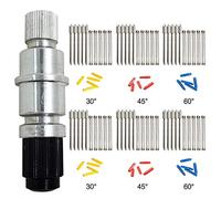 AFUNTA Compatible con CB09 CB09U Graphtec - Base de soporte de hoja con 30 piezas (30/45/60 grados) para cortador de vinilo para plóter Silhouette Cameo