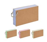 Afurl Fichas rayadas de notas con líneas, 200 unidades, 7,6 x 12,7 cm, con líneas troqueladas para un aprendizaje eficaz y notas para estudiantes y profesores