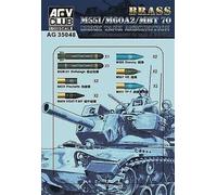 AFV CLUB AG35048 - 1/35 M551/60A/MBT70 152MM Ammunition (Latón) - Nuevo
