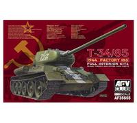 AFV-Club de 1/35 T-34/85 Mod 1944 Fábrica n ° 183 con la torreta Transparente (edición Limitada) # 35S55