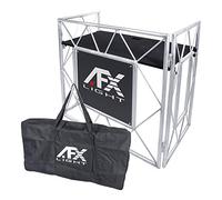 AFX Aluminio DJ Booth Inc. Bolsa Plegable Disco Configuración