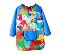 AFXGUSD Delantal de Pintura para Niños, Cómodo Y Ligero, Babero para Alimentación de Bebés para Uso Doméstico, Estilo, tal como se describe