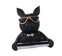 AFXGUSD Elegante Soporte para Rollo de Papel Higiénico para La Decoración Del Hogar, Negro