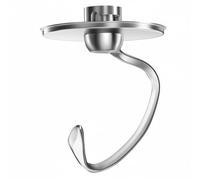 AFXGUSD Gancho para Amasar Accesorio Universal para Batidora Utensilio de Panificación Encastre Preciso Adecuado para Cocina Casera Repostería Pan Diario, 4.5-5qt, Gancho Amasador Ss