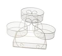 AFXGUSD Soporte de Frutas de Varios Niveles para Encimera de Cocina Y Almacenamiento de Verduras, Blanco, tal como se describe