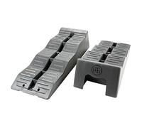 AG Automotive cuñas niveladoras, rampas de acceso, cuñas de compensación para autocaravana, caravana, Womo Level Up rampa, camping, gris