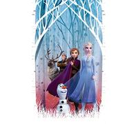 AG Design 1 Elsa con Amigos en el Bosque otoñal, Frozen 2, Disney, Multicolor, H245 x B145 cm (1er Pack)