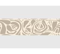 AG Design AWB 8444 - Cenefa autoadhesiva de diseño moderno abstracto de flora abstracta, resistente al agua, decoración para paredes, muebles, papel pintado, revestimientos de paredes y puertas