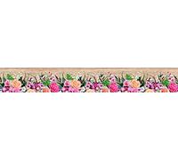 AG Design - Borde de Papel Pintado - Autoadhesivo - Madera de la Flora - Vinilo Adhesivo - 0.14 x 5 m - WB 8240