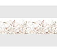 AG Design AWB 8294 - Cenefa autoadhesiva de flores | Decoración autoadhesiva para paredes, muebles, papel pintado, revestimientos de paredes y puertas, lámina, multicolor, ancho 500 cm x alto 14 cm
