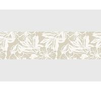 AG Design Cenefa autoadhesiva de flores, AWB 8418, resistente al agua, decoración para paredes, muebles, papel pintado, revestimientos de paredes y puertas, lámina, multicolor, ancho 500 cm x alto