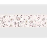 AG Design Cenefa autoadhesiva de flores de magnolia, AWB 8466, resistente al agua, decoración para paredes, muebles, papel pintado, revestimientos de paredes y puertas, lámina | ancho 500 cm x alto