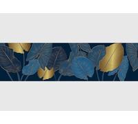 AG Design Cenefa autoadhesiva de hojas AWB 8298 | Impermeable Decoración para paredes, muebles, papel pintado, revestimiento de paredes y puertas, lámina, multicolor, ancho 500 cm x alto 13,8 cm