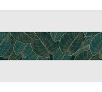 AG Design Cenefa autoadhesiva de hojas AWB 8400, resistente al agua, decoración para paredes, muebles, papel pintado, revestimientos de paredes y puertas, lámina, multicolor, ancho 500 cm x alto 13,8