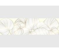 AG Design Cenefa autoadhesiva de hojas doradas, para cocina, salón, pared, multicolor, 500 x 13,8 cm | AWB 8296